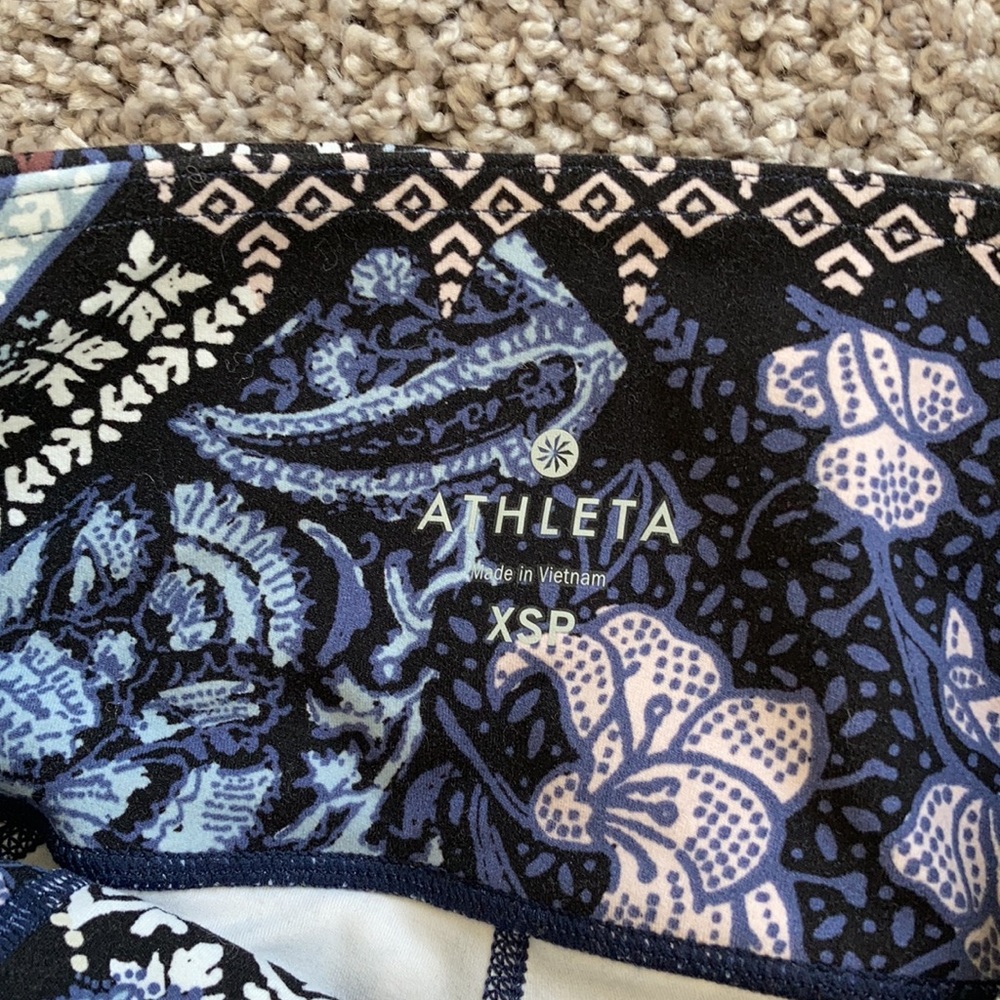 Athleta Patchwork Salutation 7/8 Tights - image 3